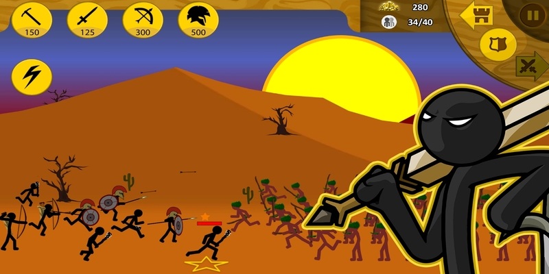 Perbandingan jelas antara versi resmi dan Stick War Legacy Mod APK